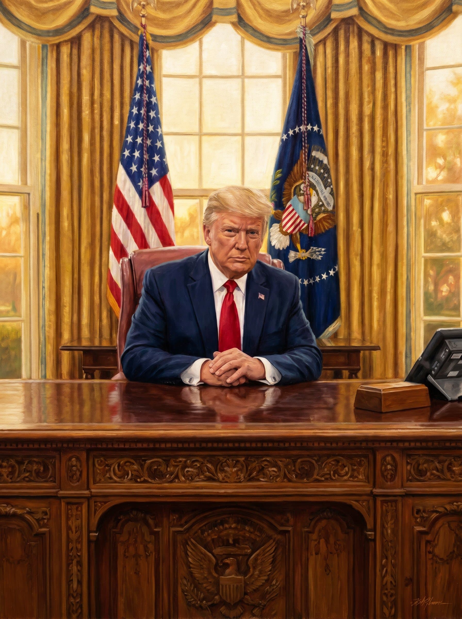Oval Office Legacy Trump art print
